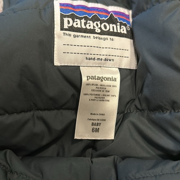 Patagonia kids down snow bibs - Picture 4 of 6